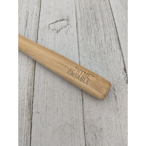 Happy Easter Bunny Silicone Spatula 12 1/4" Wood Handle Rabbit - Picture 3 of 6